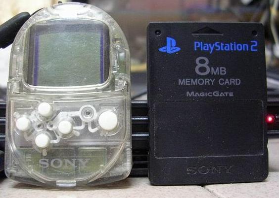 PocketStation and PS2 Memory Card