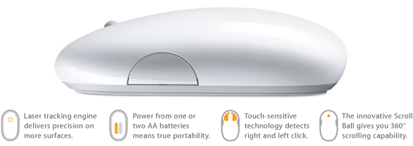 Apple Bluetooth Mighty Mouse