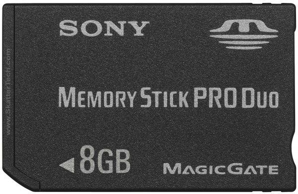 8GB Memory Stick Pro Duo