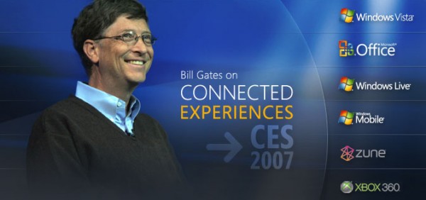 Bill Gates Microsoft At CES 2007