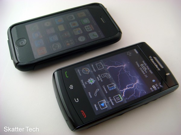BlackBerry Storm2 vs. iPhone 3GS