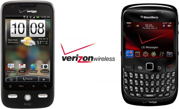 Verizon: HTC ERIS & BlackBerry Curve 8530
