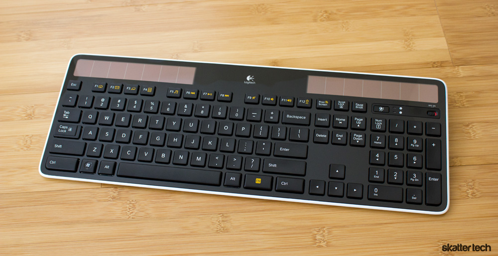 Virksomhedsbeskrivelse nogle få Demonstrere Logitech Solar Wireless Keyboard K750 (Review) | Skatter