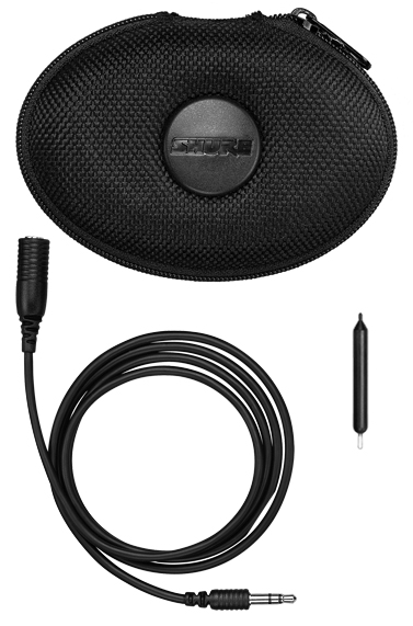 Shure SE210 Earphones Case And Cord