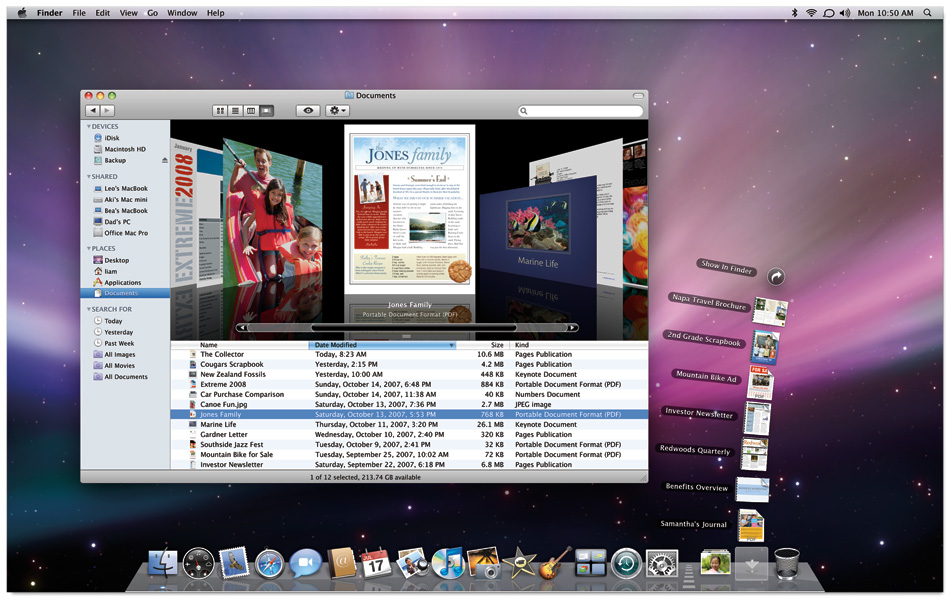 Mac OS X Leopard ScreenShot