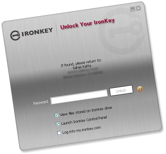 IronKey Login