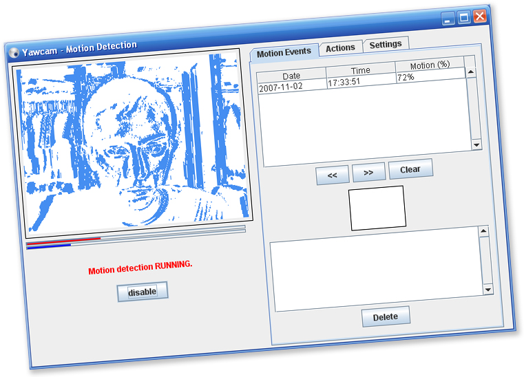 Yawcam In Action Demo