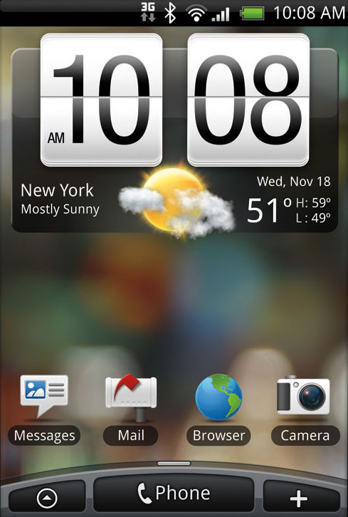 HTC Droid Eris Interface