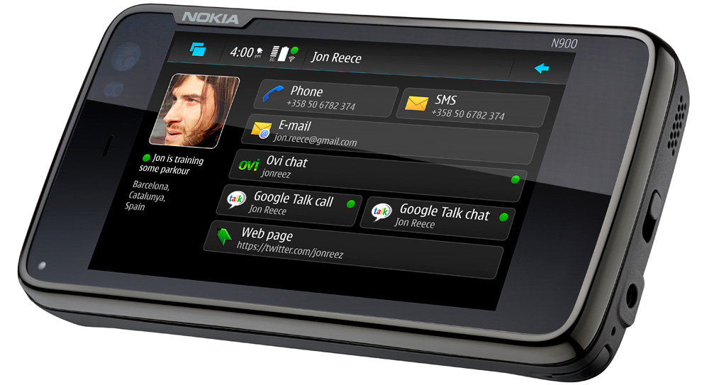 Nokia N900 Contacts