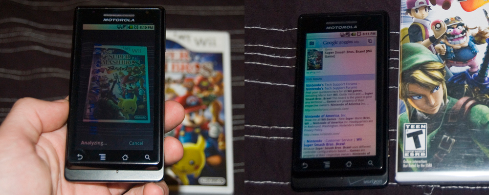 Google Goggles: Super Smash