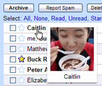Gmail Gets Buddy Icons