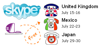 Free International Skype Calls