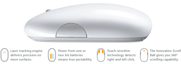 Bluetooth Mighty Mouse Released