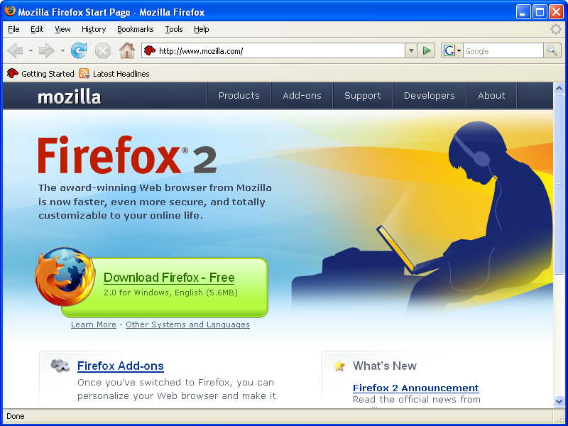 Mozilla Firefox 2.0 Released