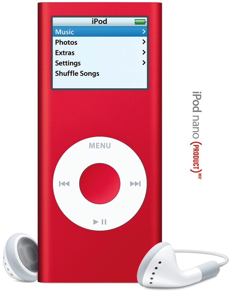 (Product) Red iPod Nano