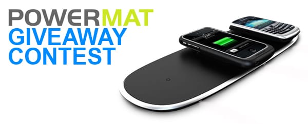 Black Friday: Powermat Giveaway Contest!