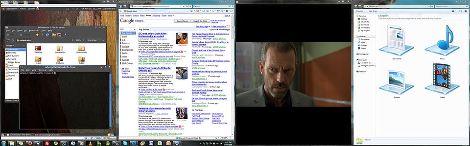 Windows 7 Dual Monitor Snap Tip