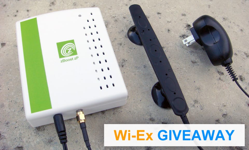 Wi-Ex Signal Booster Giveaway Contest