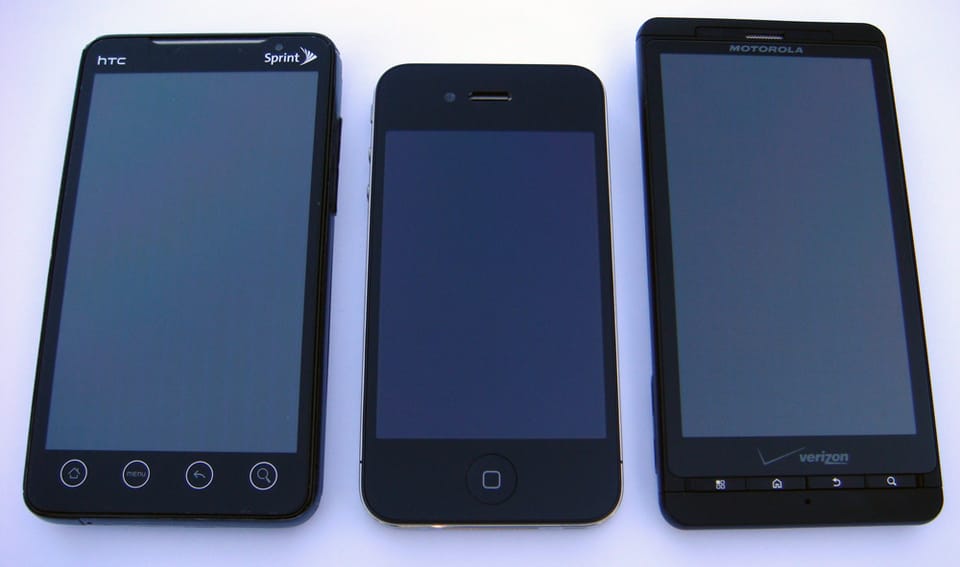 Speed Test: EVO 4G vs. iPhone 4 vs. Droid X