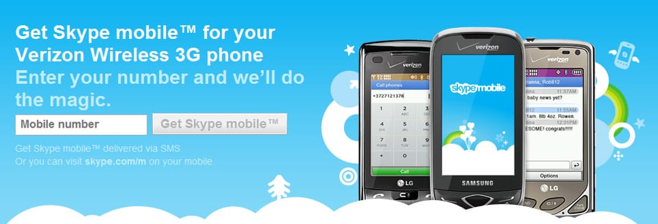 Skype Mobile Reaches Verizon Feature Phones