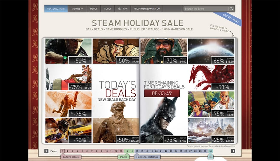 Steam Holiday Sale