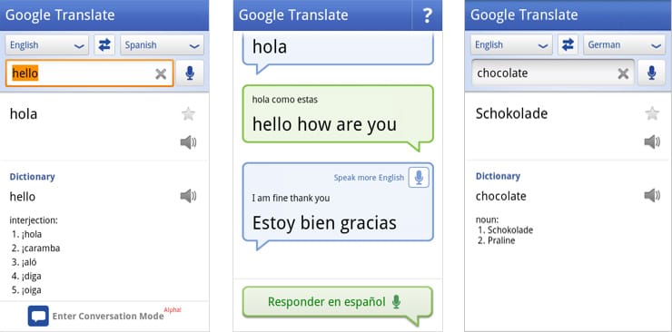 Google Adds Conversation Mode To Translate for Android