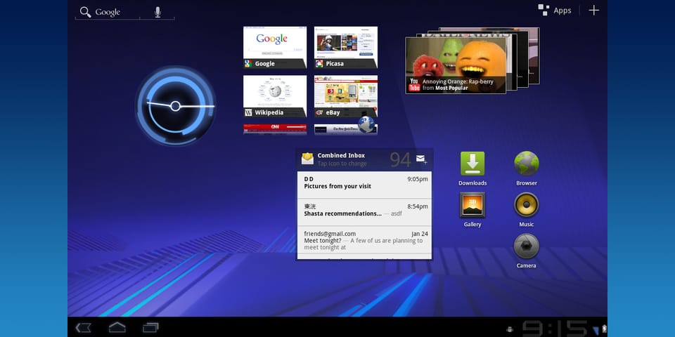 Video: Android 3.0 Honeycomb Walk-Through