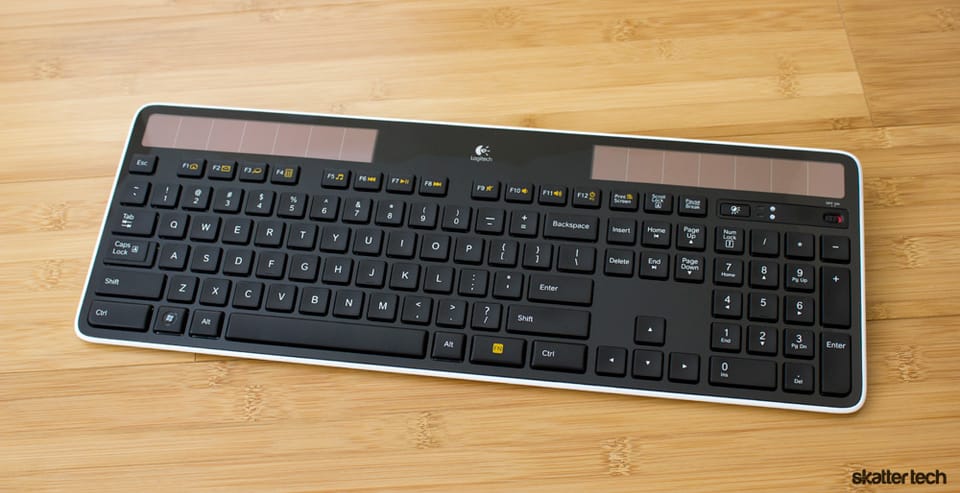 Logitech Solar Wireless Keyboard K750 (Review)